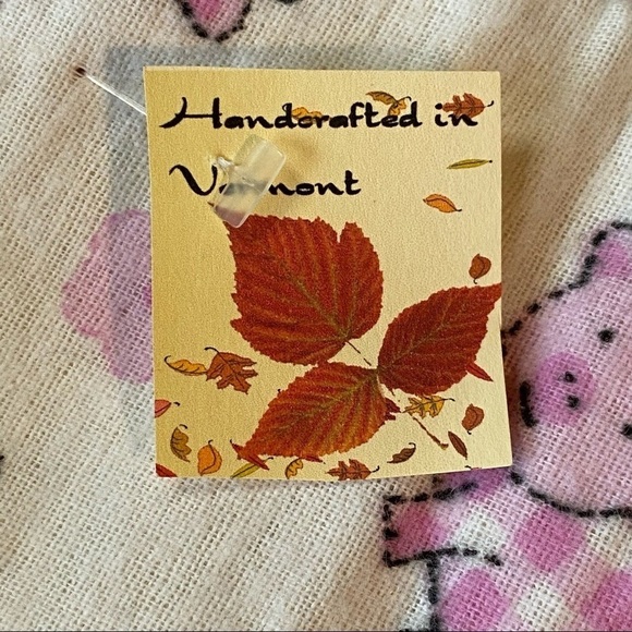 Reversible Oversized Piggy Bib Handcrafted in Vermont NEW - Picture 7 of 7